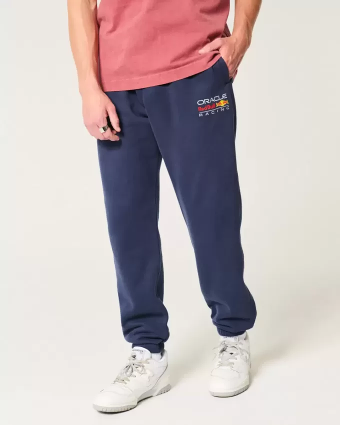Oracle Red Bull Racing – Lockere Fleece-Jogginghose mit Grafik Oracle Red Bull Racing – Lockere Fleece-Jogginghose mit Grafik