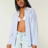 Oversize-Hemd aus Leinenmischung Oversize-Hemd aus Leinenmischung