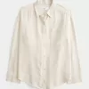 Oversize-Hemd aus Leinenmischung Oversize-Hemd aus Leinenmischung