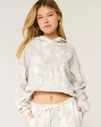 Oversize-Hoodie mit Camouflage-Muster
