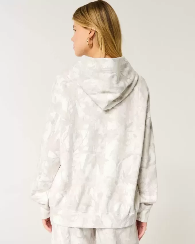 Oversize-Hoodie mit Camouflage-Muster Oversize-Hoodie mit Camouflage-Muster