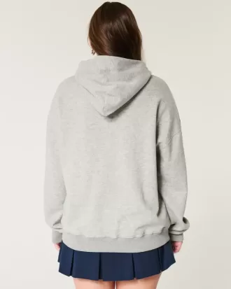 Oversize-Hoodie mit Fußball-Grafik