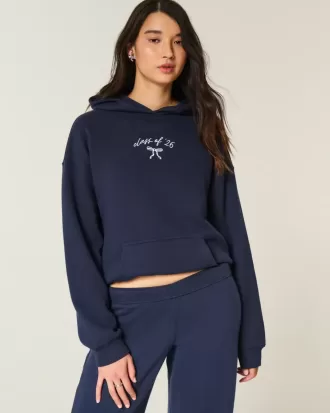 Oversize-Kapuzenpullover mit Grafik „Class of ’26“