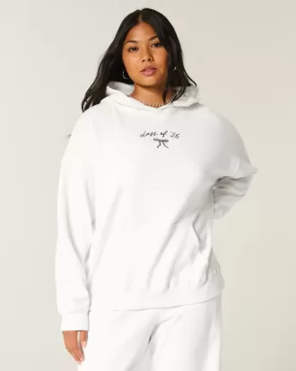 Oversize-Kapuzenpullover mit Grafik „Class of ’26“