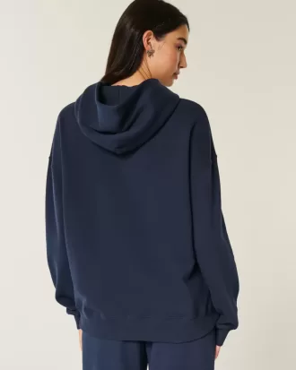 Oversize-Kapuzenpullover mit Grafik „Class of ’26“
