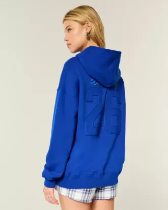 Oversize-Kapuzenpullover mit Grafik „Class of ’26“