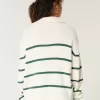 Oversize-Pullover mit halbem Reißverschluss Oversize-Pullover mit halbem Reißverschluss