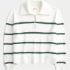 Oversize-Pullover mit halbem Reißverschluss Oversize-Pullover mit halbem Reißverschluss