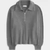 Oversize-Pullover mit halbem Reißverschluss Oversize-Pullover mit halbem Reißverschluss