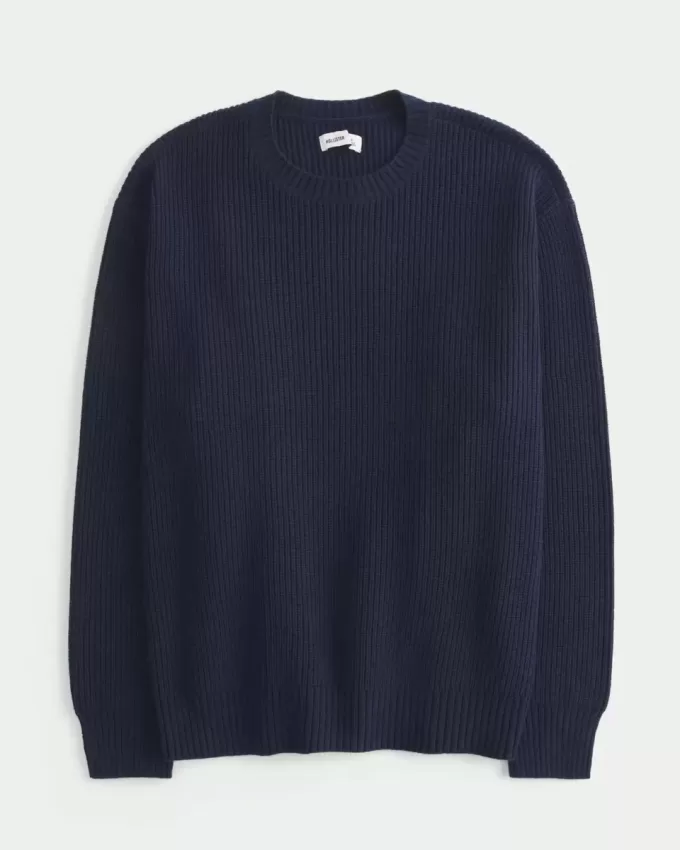 Oversize-Pullover mit Rundhalsausschnitt Oversize-Pullover mit Rundhalsausschnitt