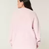 Oversize-Pullover mit Rundhalsausschnitt