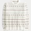 Oversize-Pullover mit Rundhalsausschnitt und Herzmuster Oversize-Pullover mit Rundhalsausschnitt und Herzmuster