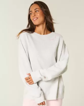 Oversize-Sweatshirt „Class of ’26“ mit Schleife auf der Rückseite