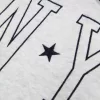 Oversize-Sweatshirt mit V-Ausschnitt und NYC-Grafik Oversize-Sweatshirt mit V-Ausschnitt und NYC-Grafik