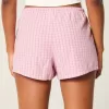 Oxford-Shorts aus Baumwolle mit Bindeband