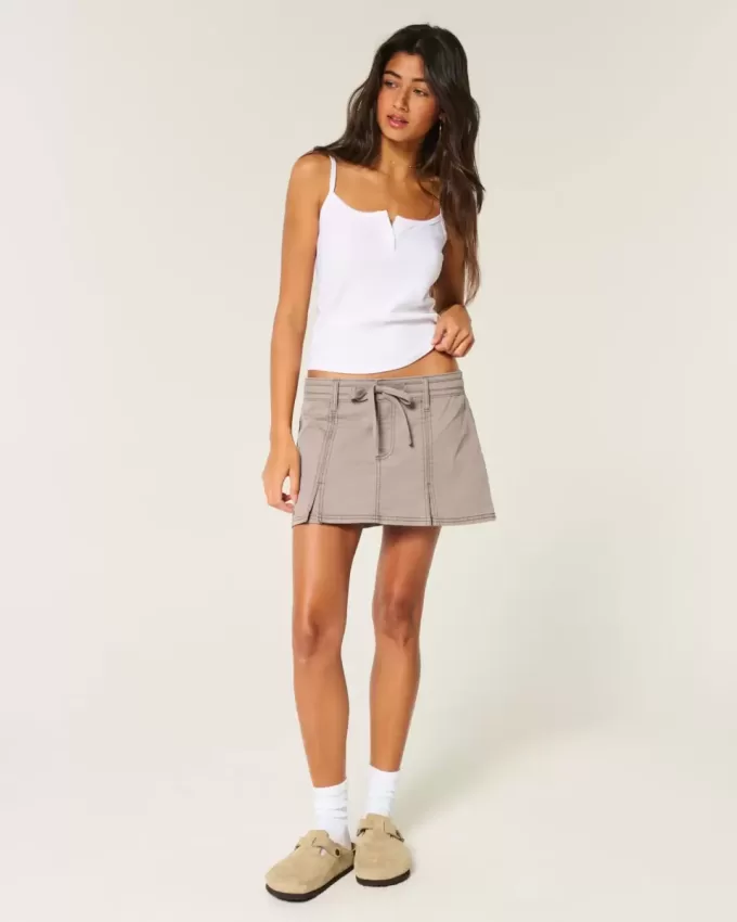 Plissierter Minirock