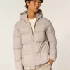 Pufferjacke mit Kapuze