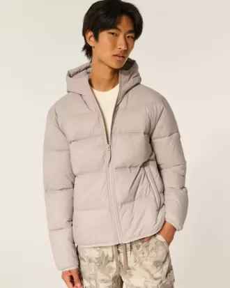 Pufferjacke mit Kapuze