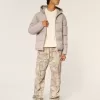 Pufferjacke mit Kapuze