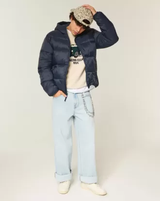 Pufferjacke mit Kapuze