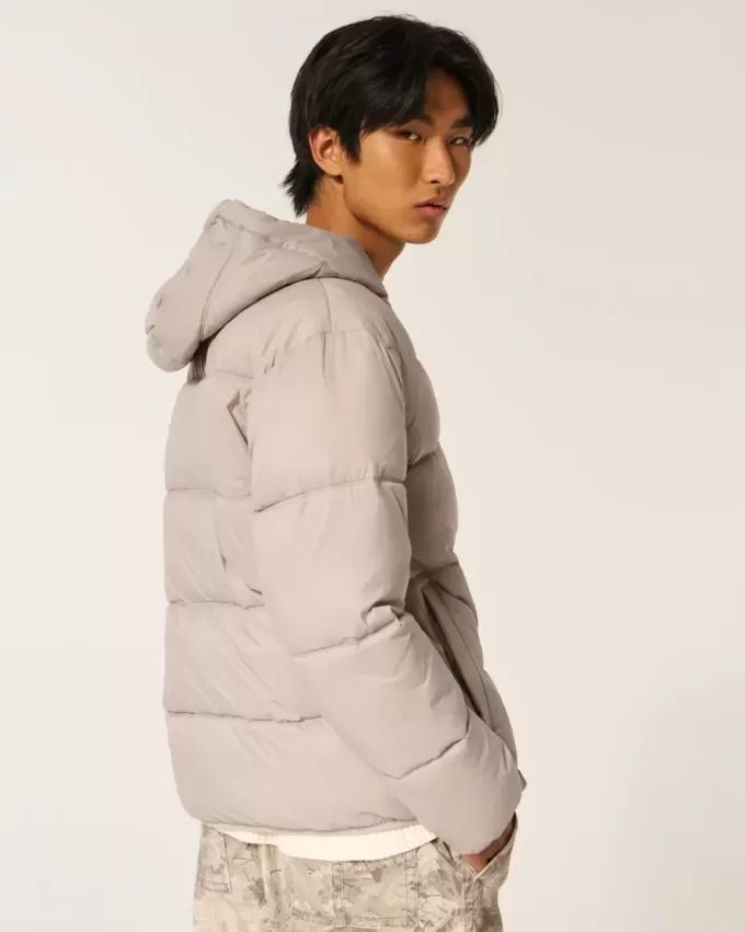 Pufferjacke mit Kapuze