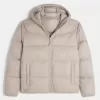 Pufferjacke mit Kapuze