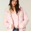 Pufferjacke mit Kunstpelzfutter