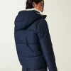 Pufferjacke mit Kunstpelzfutter