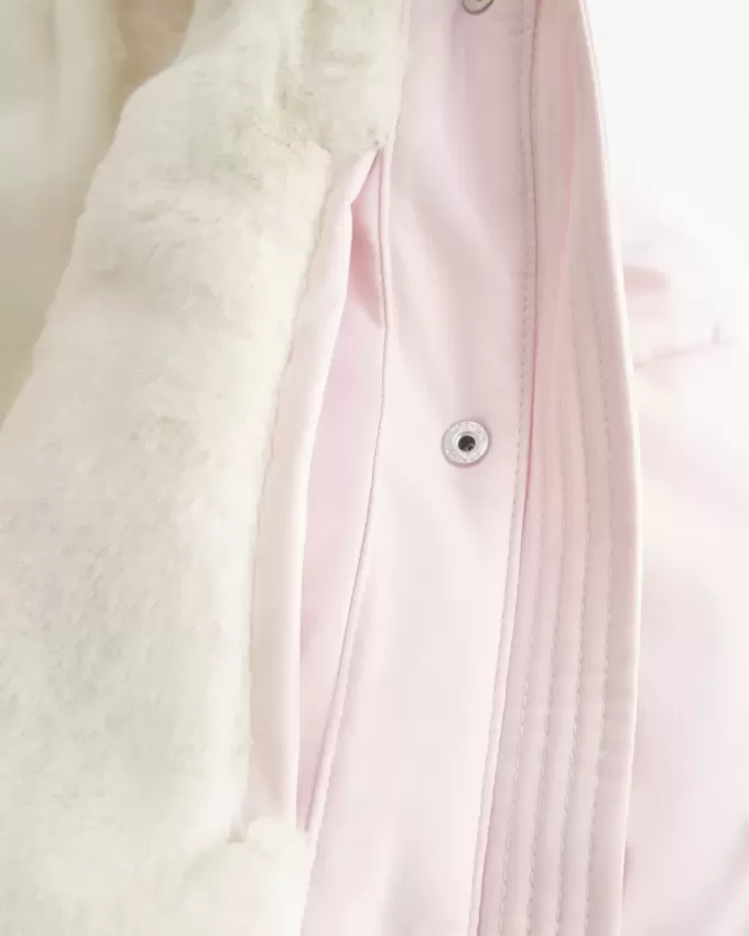 Pufferjacke mit Kunstpelzfutter