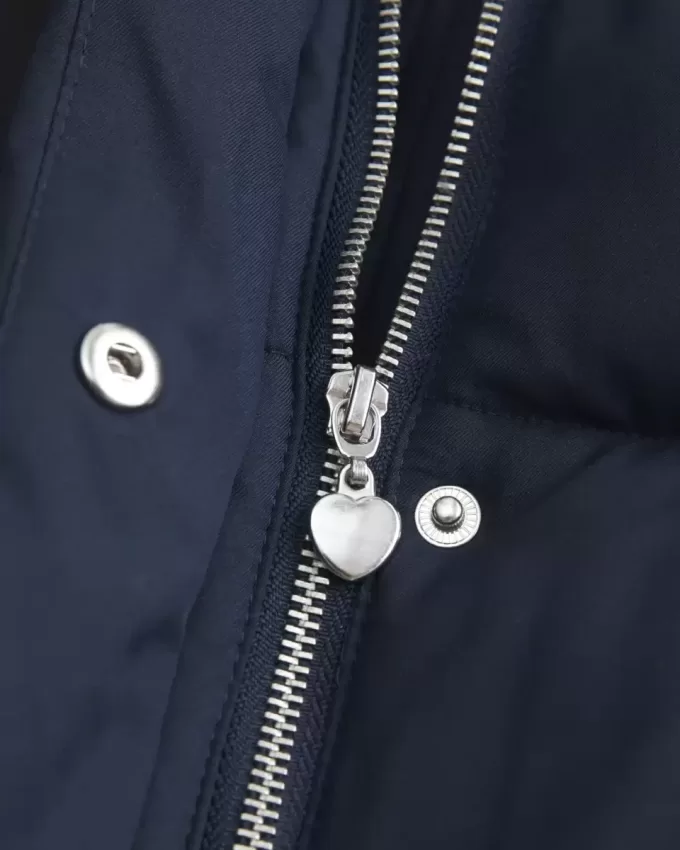 Pufferjacke mit Kunstpelzfutter