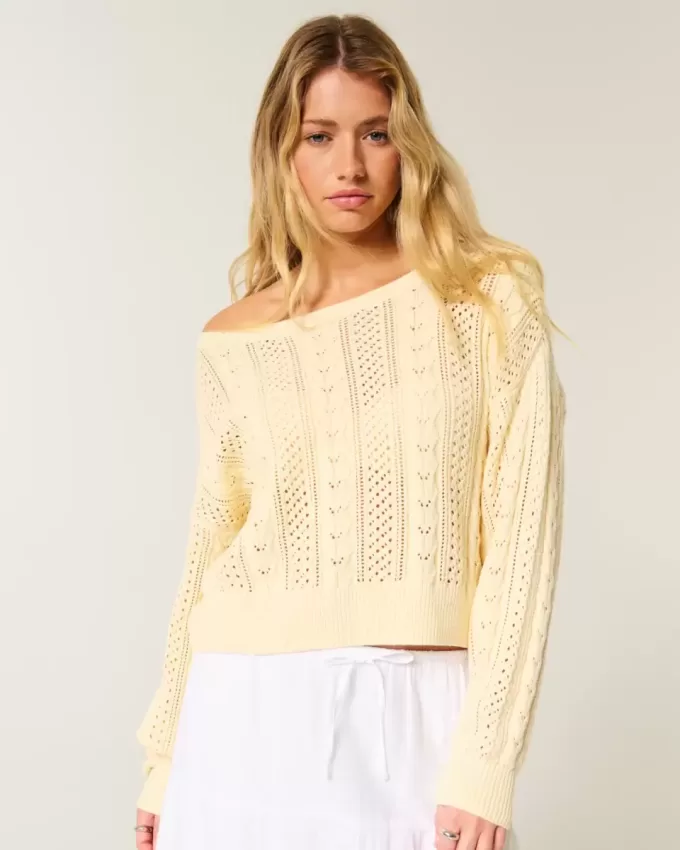 Pullover mit Zopfmuster