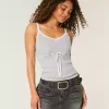 Pullover-Tanktop mit Bindeband vorne