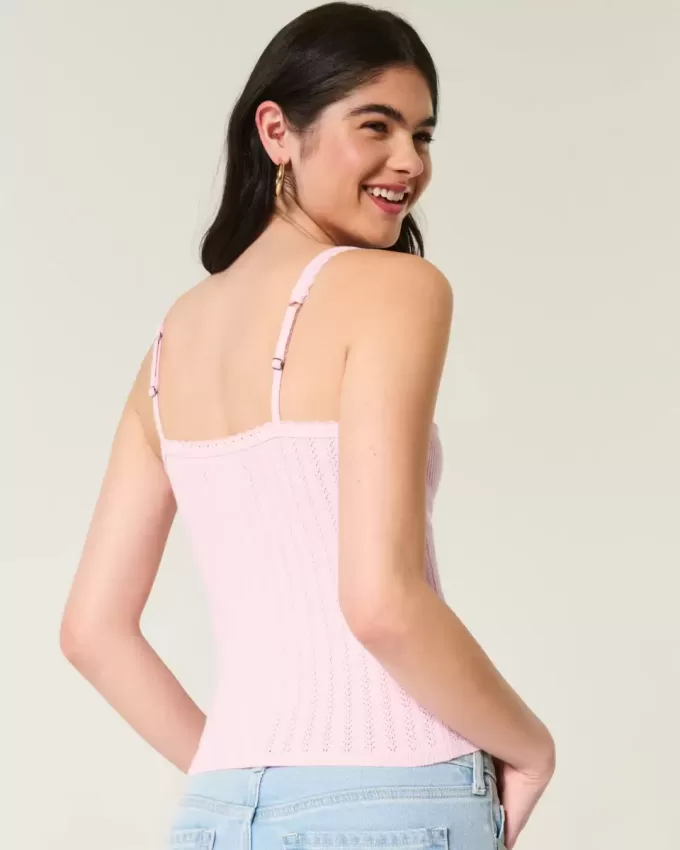 Pullover-Tanktop mit Bindeband vorne Pullover-Tanktop mit Bindeband vorne