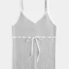 Pullover-Tanktop mit Bindeband vorne
