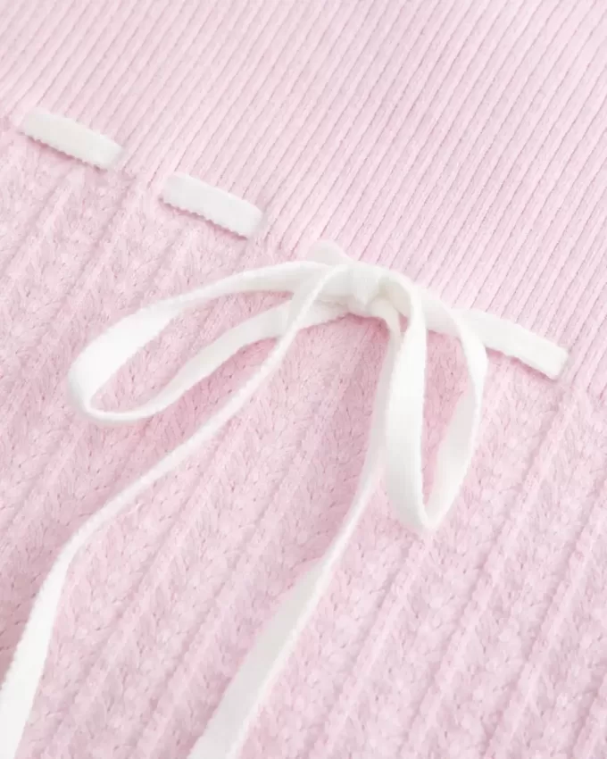 Pullover-Tanktop mit Bindeband vorne Pullover-Tanktop mit Bindeband vorne