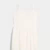 Rückenfreies Crosshatch-Skort-Kleid Rückenfreies Crosshatch-Skort-Kleid