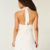 Rückenfreies Neckholderkleid aus Crêpe Rückenfreies Neckholderkleid aus Crêpe
