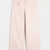 Rosa Super Baggy-Jeans mit niedriger Taille Rosa Super Baggy-Jeans mit niedriger Taille