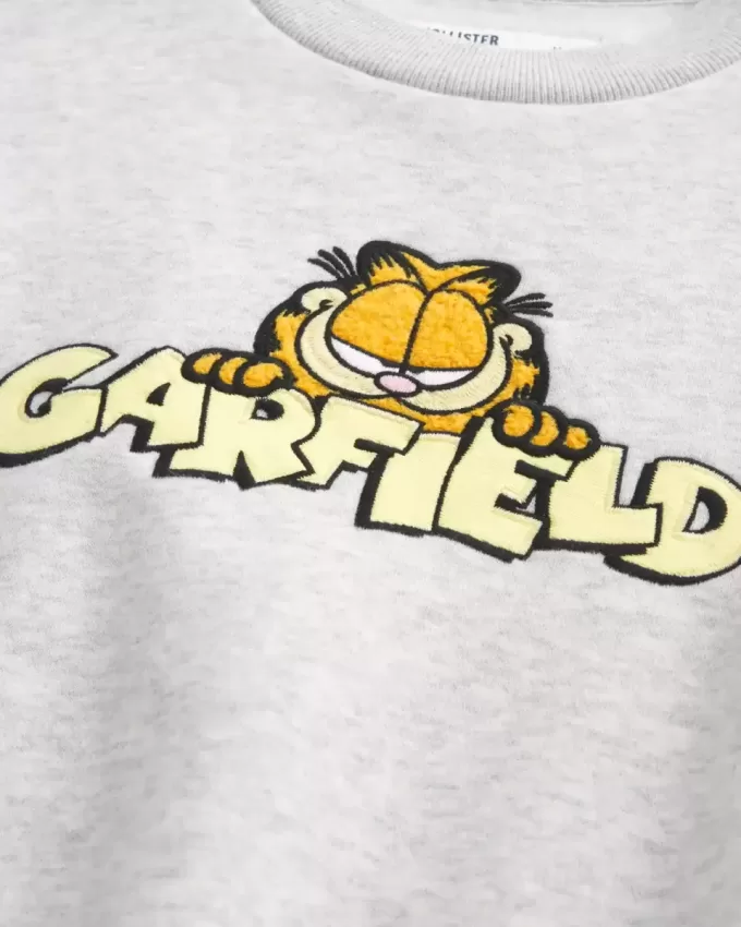 Rundhals-Sweatshirt mit Garfield-Grafik Rundhals-Sweatshirt mit Garfield-Grafik