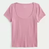 Rundhals-T-Shirt
