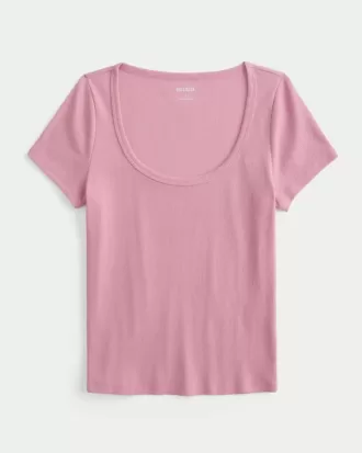 Rundhals-T-Shirt