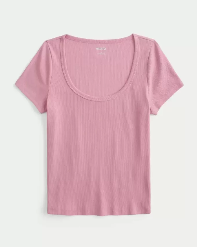 Rundhals-T-Shirt