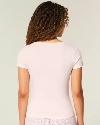 Rundhals-T-Shirt