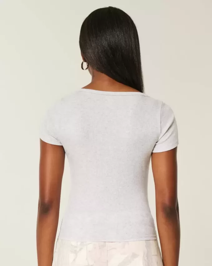 Rundhals-T-Shirt
