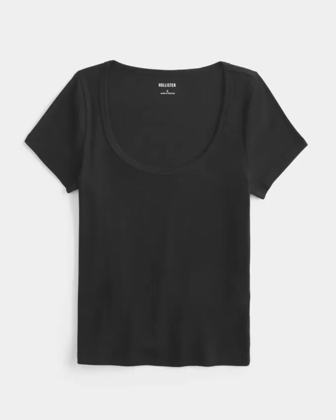 Rundhals-T-Shirt