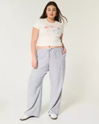 Schlupfhose aus Leinenmischung