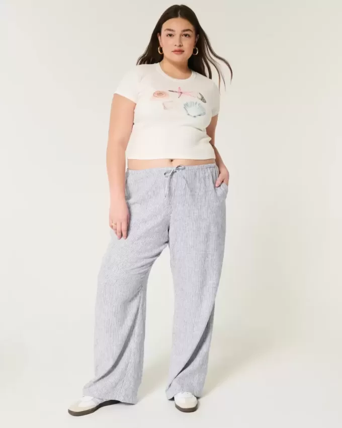 Schlupfhose aus Leinenmischung Schlupfhose aus Leinenmischung