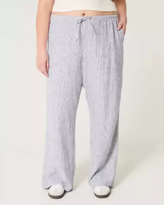 Schlupfhose aus Leinenmischung