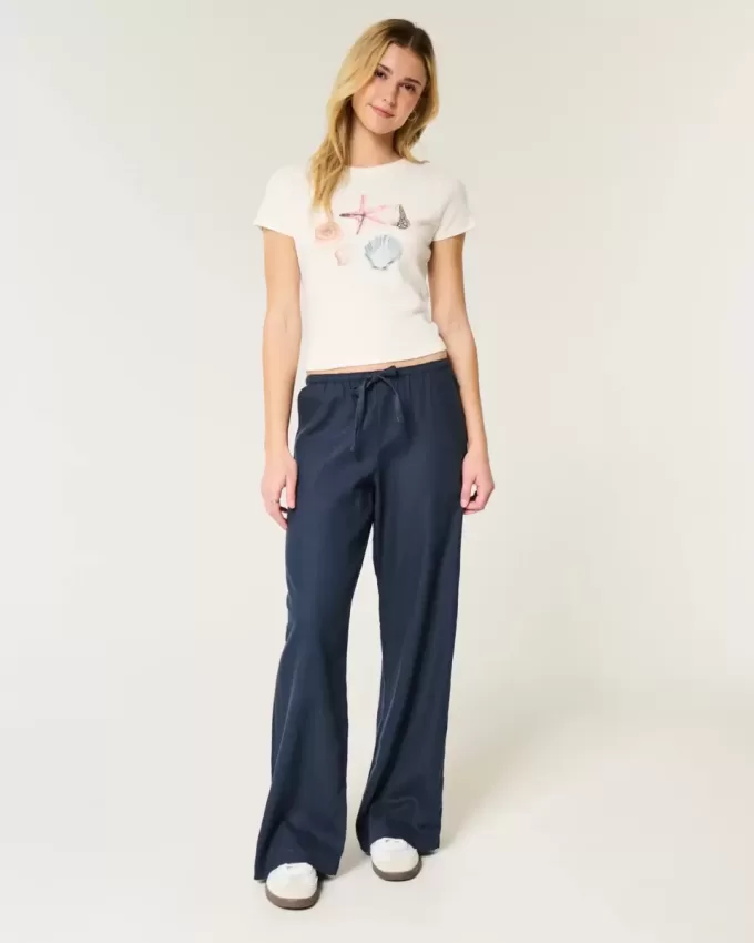 Schlupfhose mit weitem Bein Schlupfhose mit weitem Bein