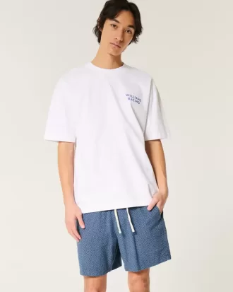 Schlupfshorts aus Leinenmischung